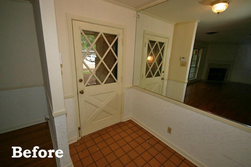 Foyer Before - home before after